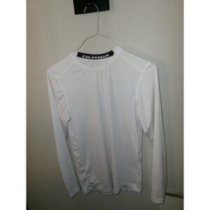 Colosseum Athletics White Long Sleeve Performance Shirt Mens Size S